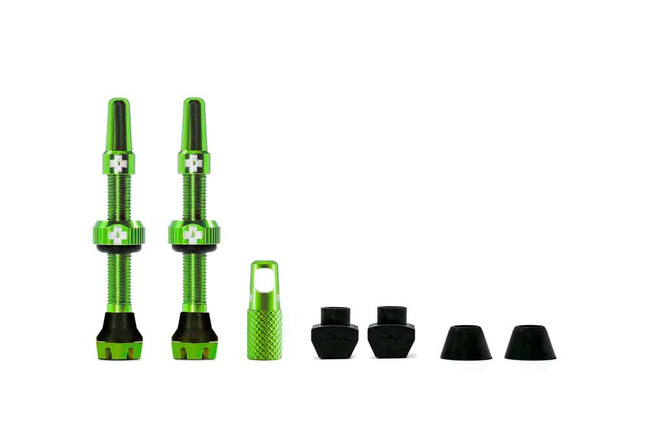 Muc-off Wentyle Tubeless 44mm Zielone Tubeless Valves/44mm/Green V2