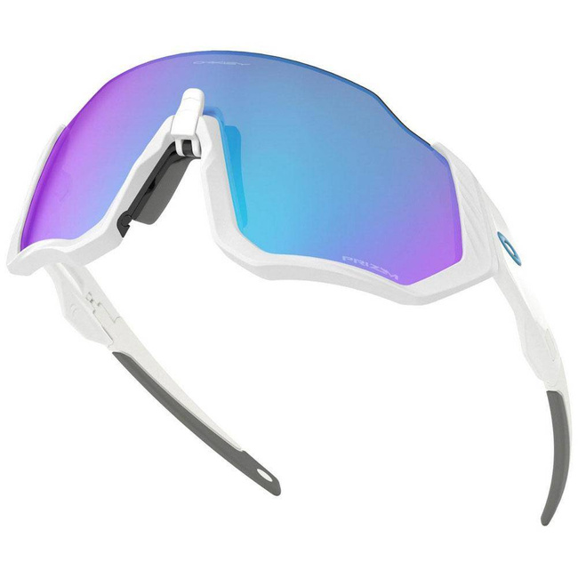 Oakley Flight Jacket - Matte White - Prizm Sapphire - OO9401-0237 - Okulary przeciwsłoneczne