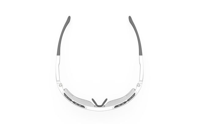 Okulary Rudy Project Keyblade White Gloss - Impactx™ 2 Laser Black