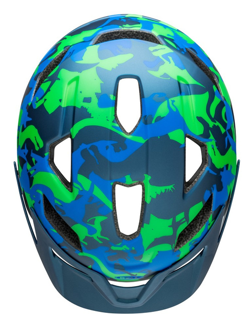 Kask dziecięcy BELL SIDETRACK matte blue camosaurus roz. Uniwersalny (47–54 cm)