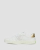 Buty damskie Cariuma Salvas White Premium Leather Ice Logo Metallic Gold Sneaker