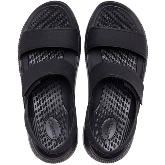 Sandały damskie Crocs Literide 360 czarno-szare  206711 02G