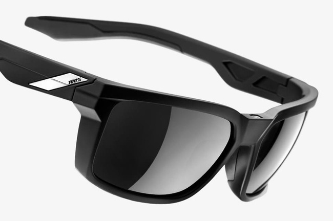 Okulary 100% DAZE Soft Tact Black - Smoke Lens Szkła Czarne Smoke, LT 12%