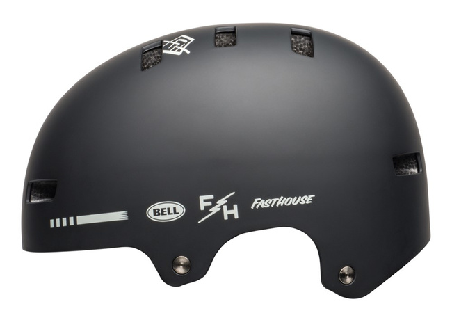 Kask bmx BELL LOCAL matte black white fasthouse roz. M (55–59 cm)