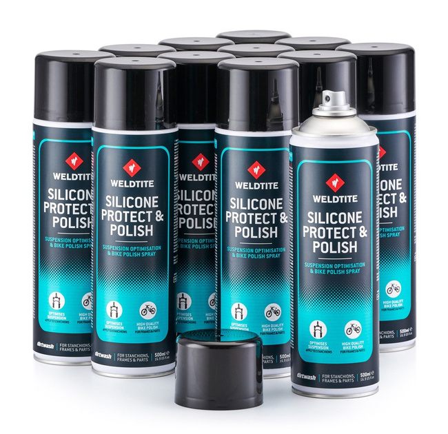 Nabłyszczacz ochronny WELDTITE Silicone Protect & Polish - Spray 500 ml