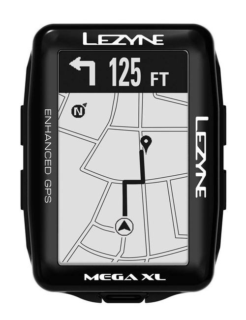 Licznik rowerowy LEZYNE MEGA XL GPS HRSC Loaded w zestawie opaska na serce + czujnik prędkości/kadencji