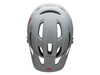 Kask mtb BELL 4FORTY cliffhanger matte gloss gray crimson