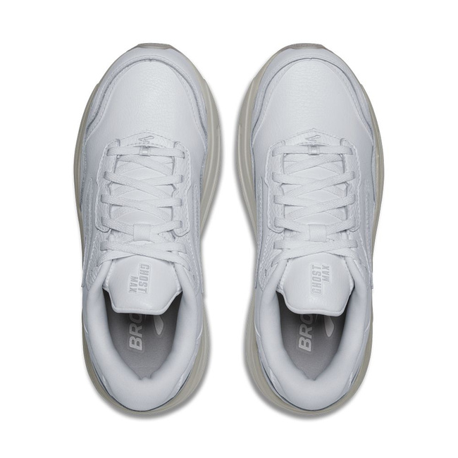 Buty do biegania męskie Ghost max l na asfalt skórzane białe