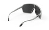 Okulary Rudy Project Spinshield Light Grey Matte - Smoke Black