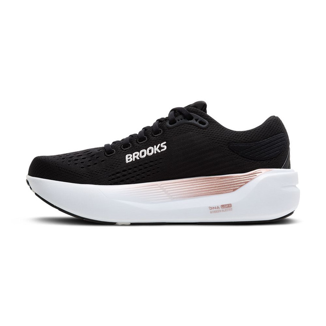 Buty do biegania damskie Ghost max 3 na asfalt czarne szerokie 1d - Brooks-running