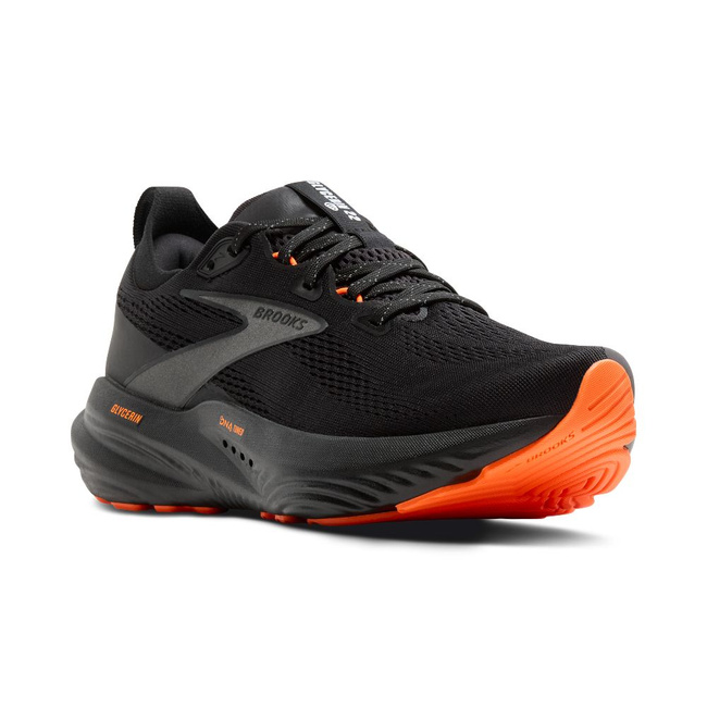 Buty do biegania damskie Glycerin 22 na asfalt czarne - Brooks-Running