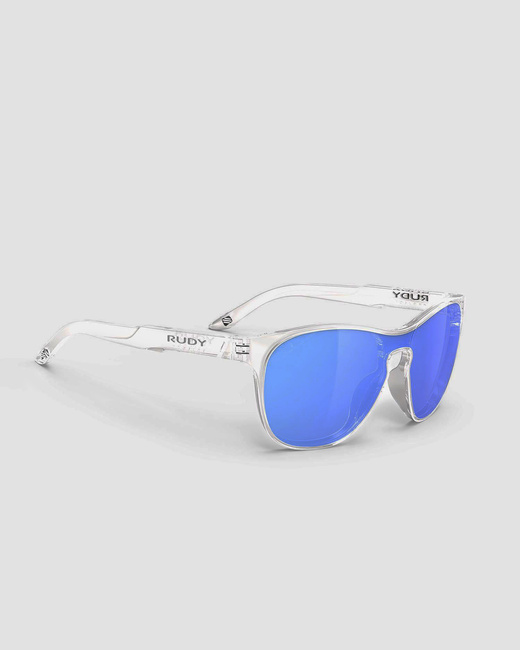 Okulary Rudy Project Soundshield Crystal Gloss - Multilaser Blue