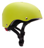 Kask rowerowy dla dzieci TRACKER- Love 2 RIDE, rozm. S, 50-54 cm z lampką LED i klipsem magnetycznym Lime - Sunbaby