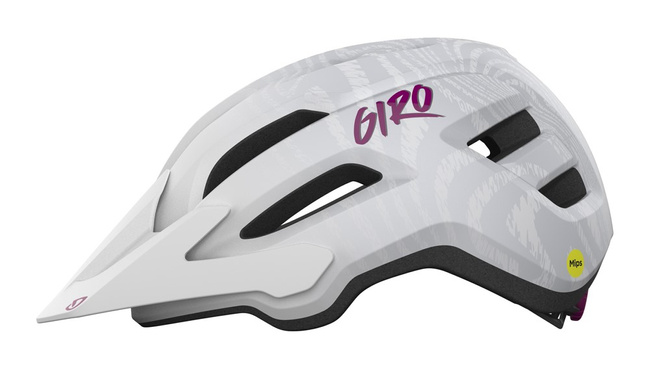 Kask dziecięcy juniorski GIRO FIXTURE II INTEGRATED MIPS matte white pearl white ripple fade roz. Uniwersalny (50-57 cm)