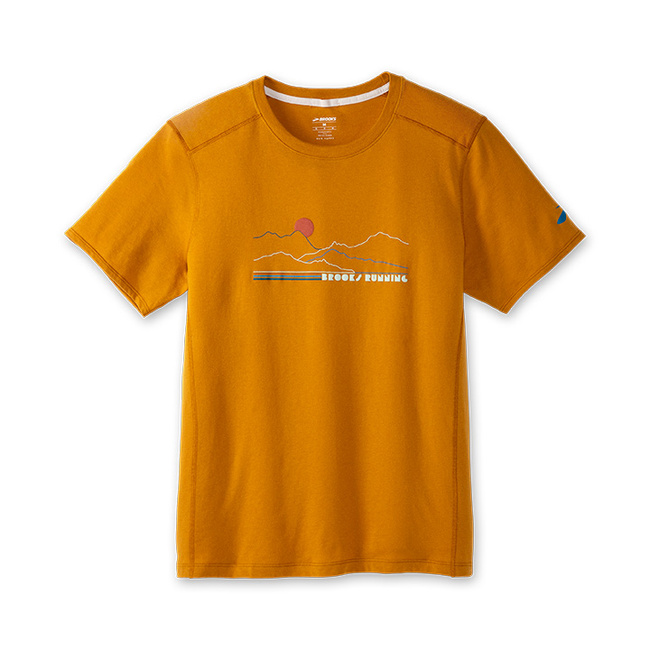 Distance Short Sleeve 2.0 Męska Koszulka Do Biegania - Brooks-Running