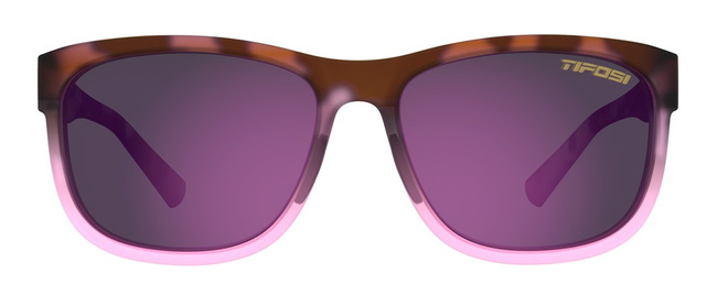 Okulary TIFOSI SWANK XL pink tortoise (1 szkło Rose 14,7% transmisja światła)