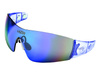 Okulary LAZER MAGNETO Crystal Blue (Smoke-Blue REVO, Yellow-Blue Mirror, Clear)