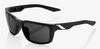 Okulary 100% DAZE Soft Tact Black - Smoke Lens Szkła Czarne Smoke, LT 12%