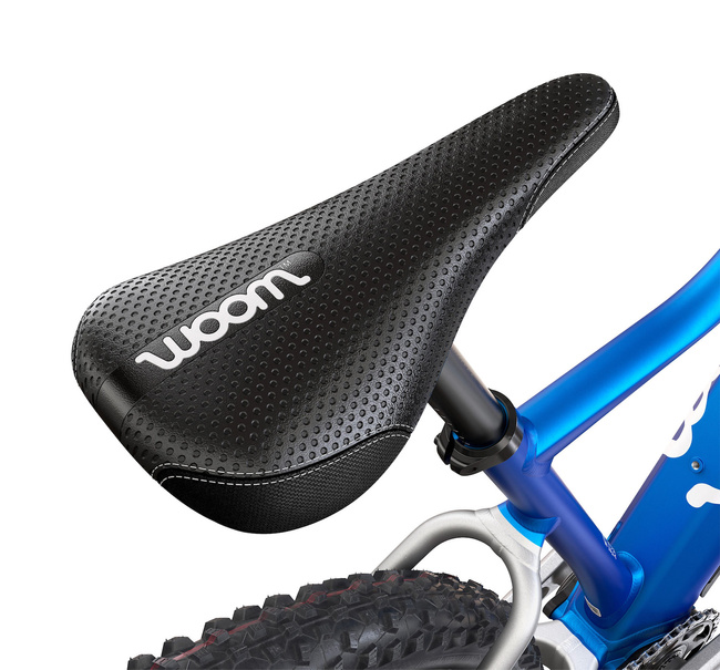 Niebieski rower dziecięcy Woom Up 6 Electric