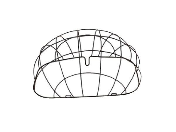 Osłona do kosza dla zwierząt BASIL PASJA SPACE FRAME 45cm, mocowanie na paski, czarna