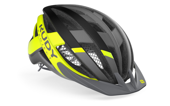 Kask Rudy Project VENGER CROSS TITANIUM - YELLOW FLUO (MATTE)