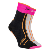 Skarpety unisex X-Socks Trailrun Terraskin Expert Crew X Black/Fluo Pink/Blazing Orange