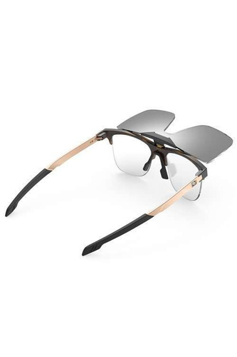 Okulary Rudy Project Inkas Flip Up Xl Half Rim Shape B Demi Turtle Gloss - Smoke Black