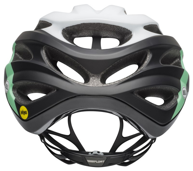 Kask mtb BELL DRIFTER logic matte gloss white black mint