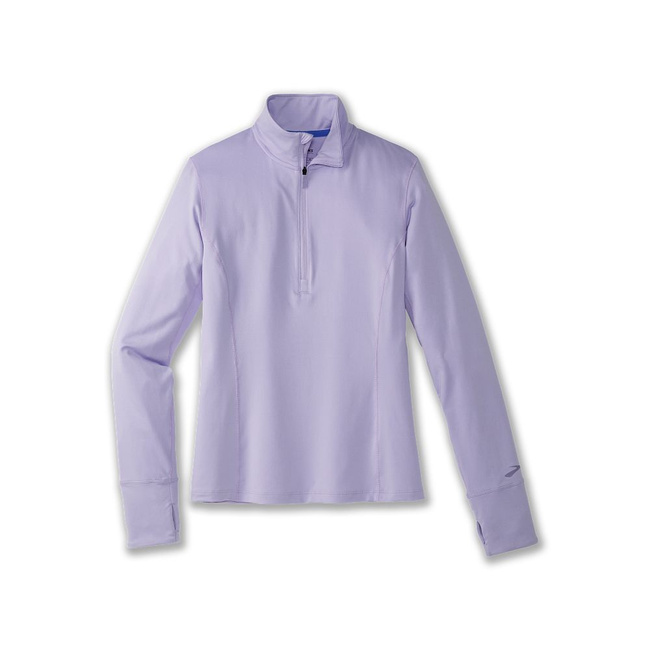 Dash 1/2 Zip Damska Bluza Do Biegania Liliowa - Brooks-Running