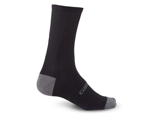 Skarpety GIRO HRC + MERINO WOOL black charcoal