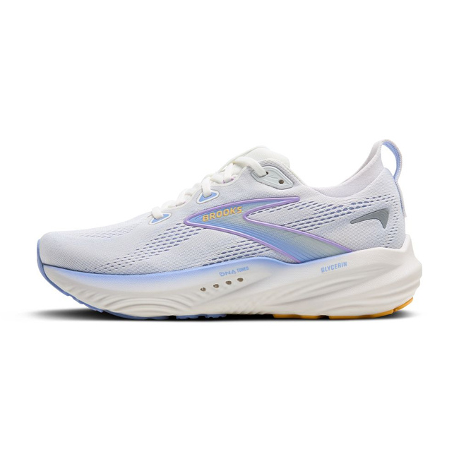 Buty do biegania damskie Glycerin 22 na asfalt białe - Brooks-Running