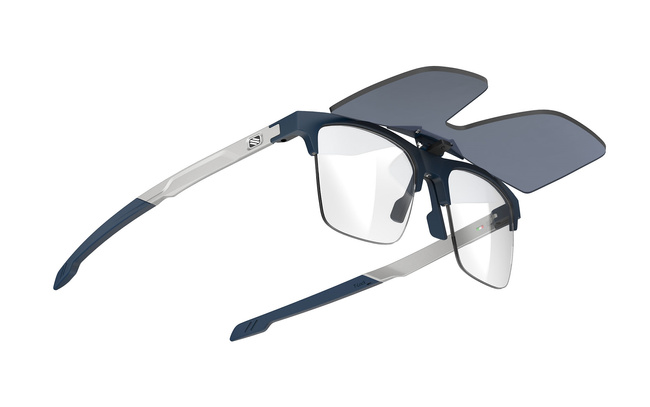 Okulary Rudy Project INKAS FLIP UP XL HALF RIM SHAPE A BLUE NAVY MATTE - MULTILASER ICE