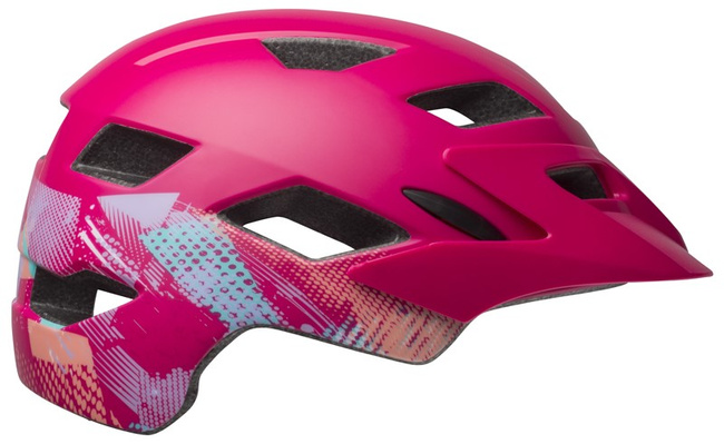 Kask dziecięcy BELL SIDETRACK gnarly matte berry roz. Uniwersalny (47–54 cm)