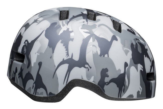 Kask dziecięcy BELL LIL RIPPER matte gray silver camosaurus