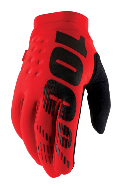 Rękawiczki 100% BRISKER Glove red