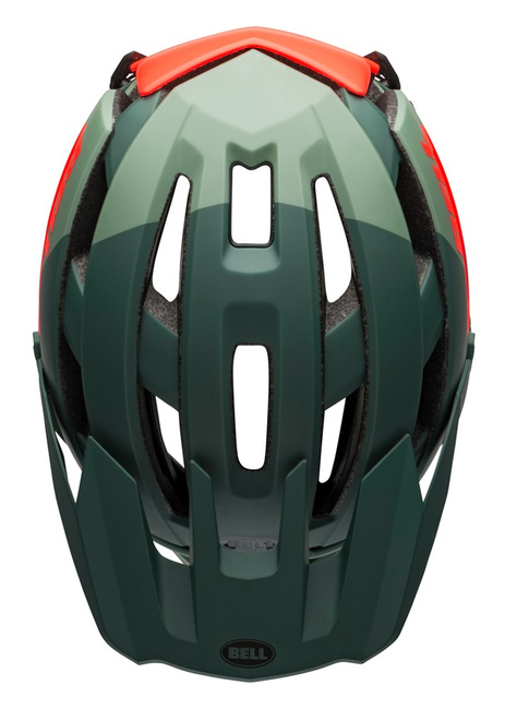 Kask full face BELL SUPER AIR R MIPS SPHERICAL matte gloss green infrared