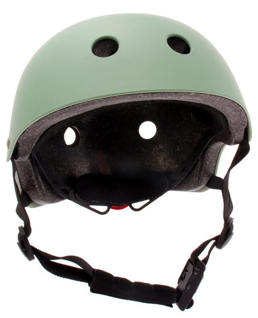 Kask rowerowy dla dzieci HEART BIKE - Love 2 RIDE, rozm. S, 50-54 cm z lampką LED i klipsem magnetycznym Pistachio - Sunbaby