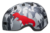 Kask dziecięcy BELL LIL RIPPER matte gray silver camosaurus