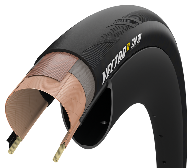 Opona Goodyear - Vector R Z35 Sw Tubeless Complete 700x35/35-622 K. Blk.