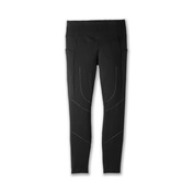 Method 7/8 Tight Damskie Spodnie Do Biegania Czarne - Brooks-Running