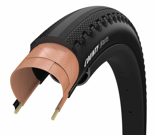 Opona GOODYEAR - County Tubeless Ready 700x35/35-622 k. Blk