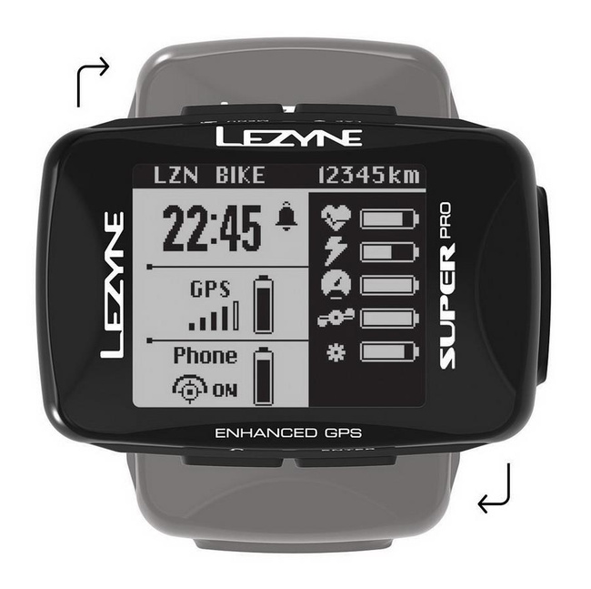 Licznik rowerowy LEZYNE SUPER PRO GPS