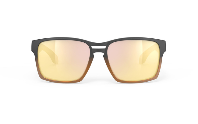 Okulary Rudy Project SPINAIR 57 BLACK FADE BRONZE MATTE - MULTILASER GOLD