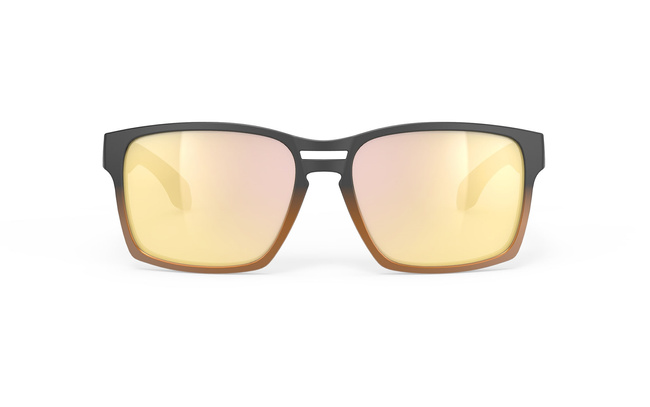 Okulary Rudy Project Spinair 57 Black Fade Bronze Matte - Multilaser Gold