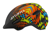 Kask dziecięcy GIRO SCAMP INTEGRATED MIPS matte black check fade