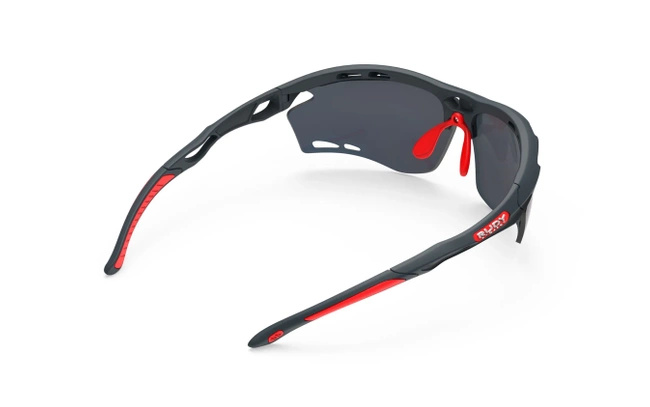 Okulary Rudy Project Propulse Charcoal Matte - Multilaser Red