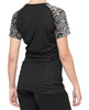 Koszulka damska 100% AIRMATIC Women's Jersey krótki rękaw black python