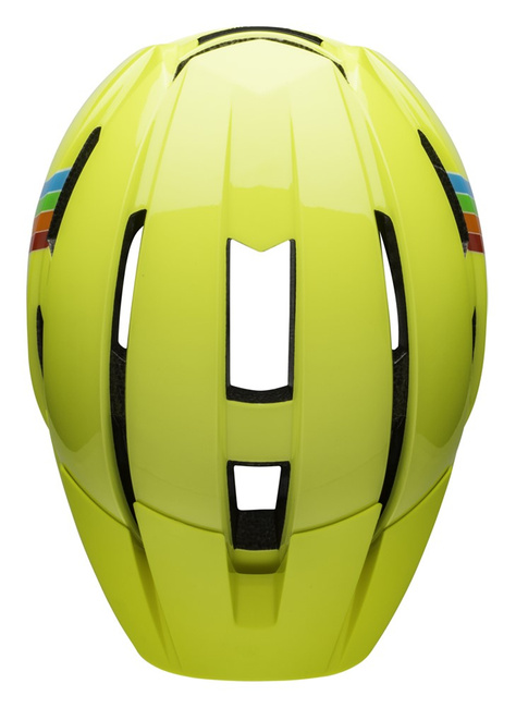 Kask dziecięcy BELL SIDETRACK II double rainbow gloss yellow roz. Uniwersalny (45–52 cm)