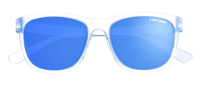 Okulary TIFOSI SWANK CLARION POLARIZED satin clear (1 szkło Clarion Blue 15,4% transmisja światła)