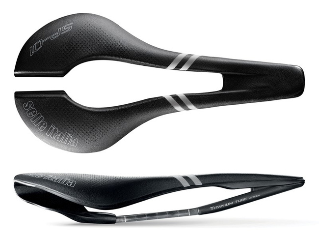 Siodło SELLE ITALIA SP-01 TI316 SUPERFLOW L, TI 316 Rail, Fibra-Tek, 187g